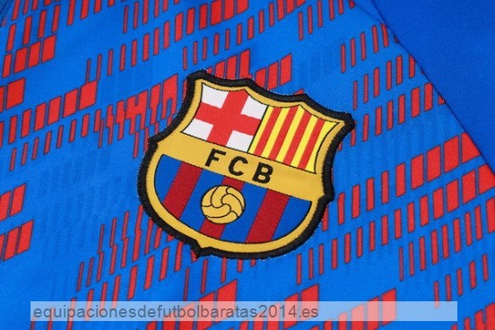 Nuevo Conjunto Completo Sudadera Entrenamiento Barcelona 23/24 Azul Rojo Baratas